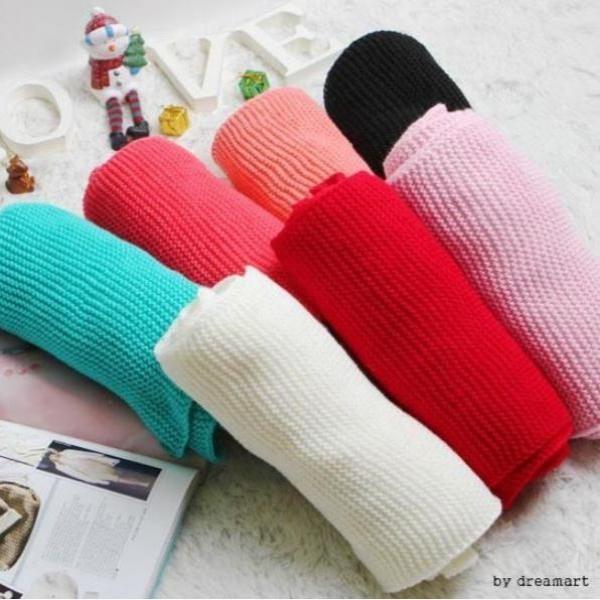 F 15 9420 무지 목도리/목도리/겨울머플러/니트