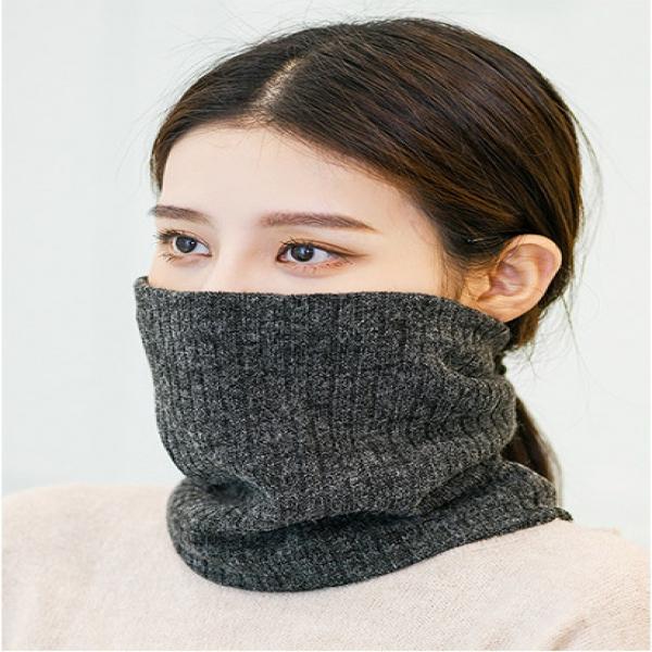 방한 니트 넥워머 겨울 보온