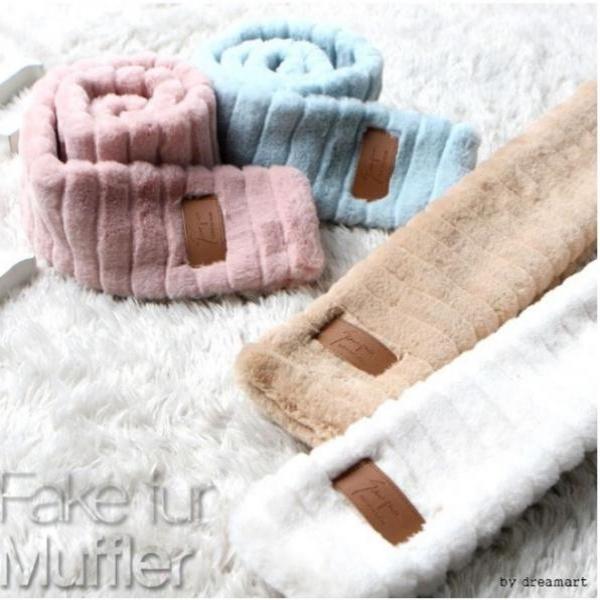 가로 퍼 밍크목도리 퍼목도리 에코퍼목도리 극세사목도리 머플러 퍼머플러 겨울목도리 겨울머플러