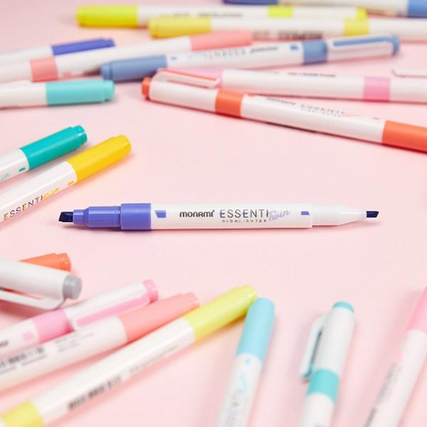 에센티 트윈 형광펜 (12개 1세트)