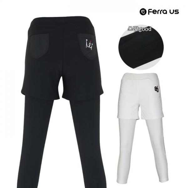 페라어스 여성 골프 겨울퀄팅 반바지레깅스 APMI8037W1