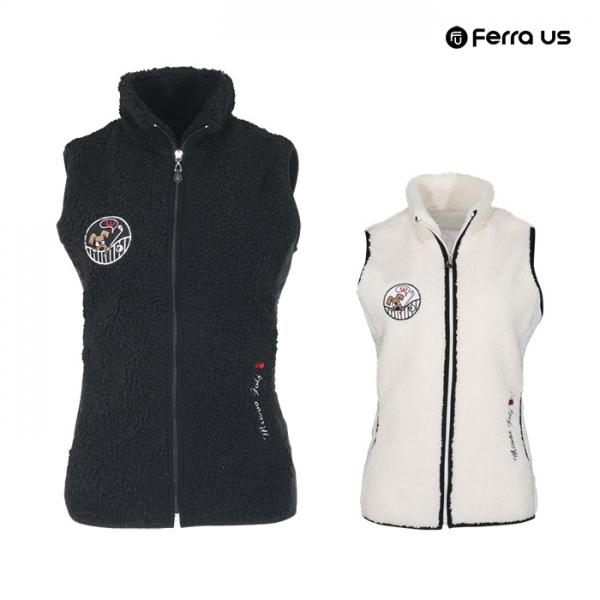 페라어스 여성 골프 겨울 뽀글이 조끼 AVMI6024W1