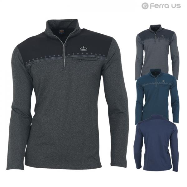 페라어스 남성 등산 별 배색 기모 티셔츠 OCTRV5025W1