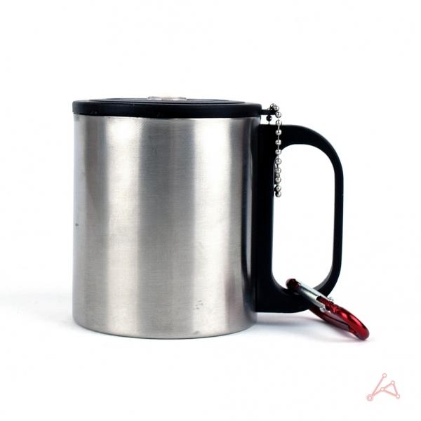 보온보냉 나침반 이중등산컵 200ml_7451