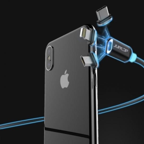 [주파집]USB NEW 마그네틱 5핀 자석 고속충전케이블 1.2m 세트