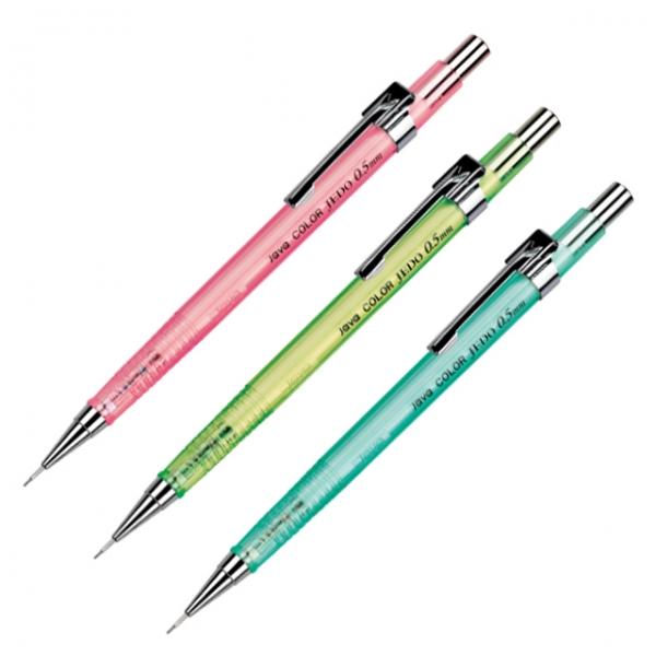 자바 투명칼라제도샤프 0.5mm (12개 1세트)