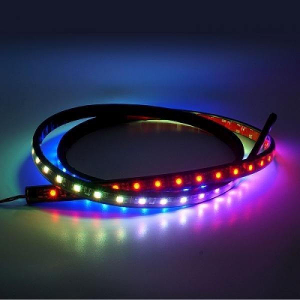 12V-24V 네오픽셀 스노우펄 RGB 블랙튜브LED바(모듈별매)