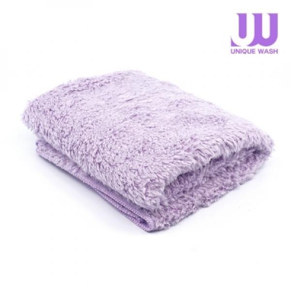 유니크워시 UW-008 초극세사 양면 광택용 버핑타월 380X420mm   왁스 광택 작업용