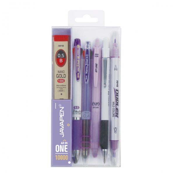 올인원 필기구 선물세트 퍼플 12000