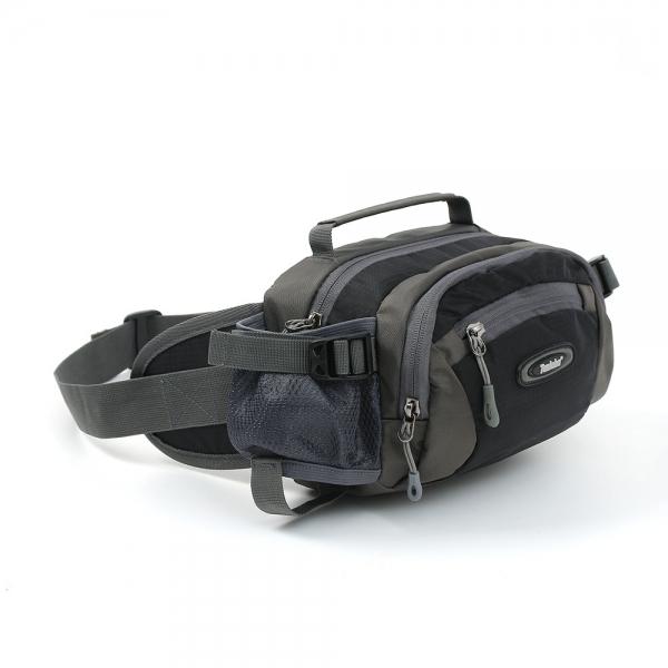 물병수납 등산용 힙색 트레킹 허리가방(블랙)