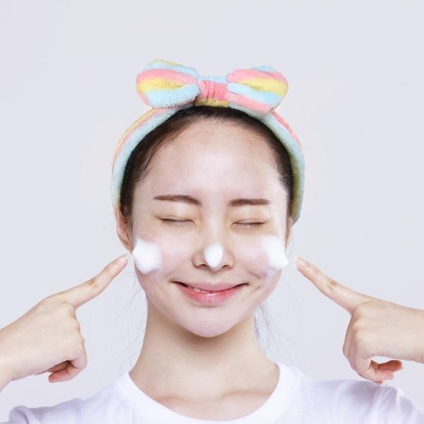 러블리 리본 세안 헤어밴드 극세사 세면밴드 5p세트