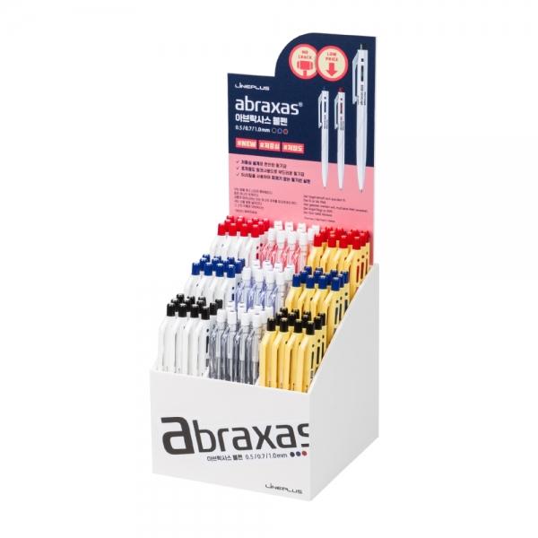 아브락사스 볼펜 305 307 310 (총108개입) 디스플레이 매대