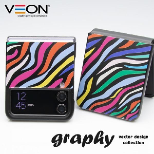 [VEON]갤럭시 Z 플립4(SM-F721) 베온 그래피 컬러 재규어 블랙 하드케이스