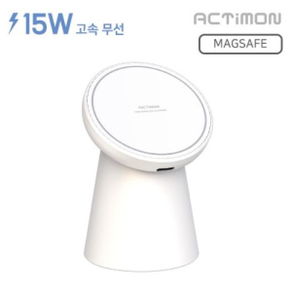 [엑티몬]15W 고속 마그네틱 무선 충전 거치대 (C-TYPE) (맥세이프 전용)