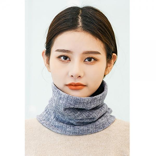 여성 털안감 니트 방한 넥워머 겨울 목도리(그레이)