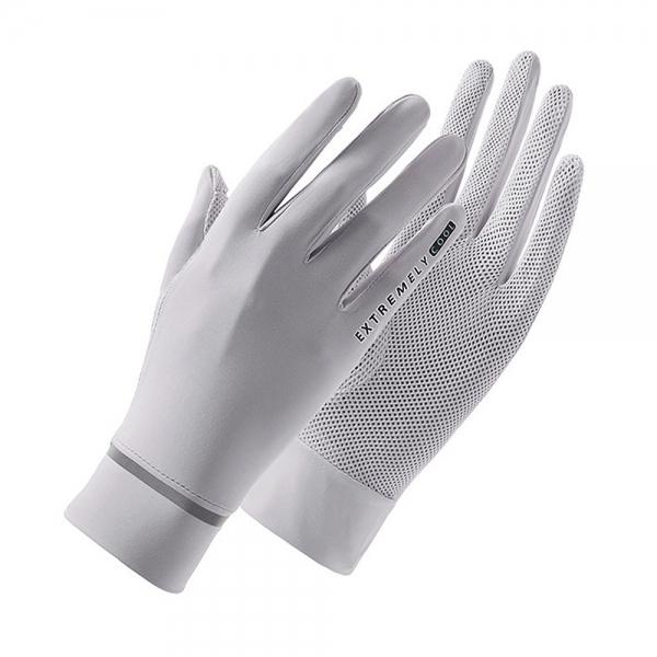 쿨에어 2컷오픈형 여성 스포츠장갑 등산장갑 (그레이)