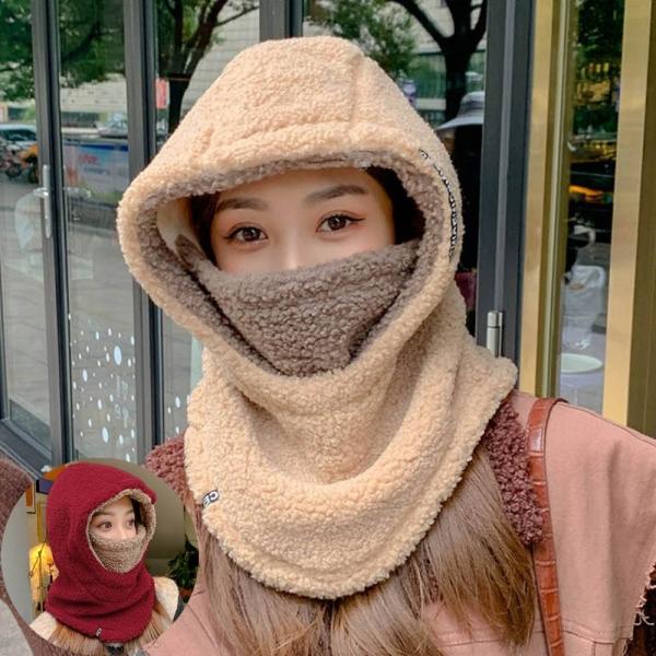 여성 패션방한 겨울모 귀마개 마스크 목도리 모자
