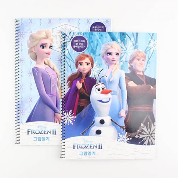 206C] 4000 겨울왕국2 스프링 그림일기 (5개세트)