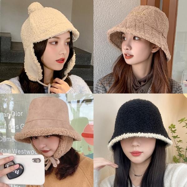 신상 겨울 가을 모자 40종 모음전   봄 가을 뽀글이모자 양털모자 니트모자 버킷햇 벙거지모자 앙고라모자