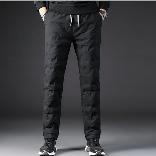 카고형 패딩슬랙스 조거방풍바지 여자남자 패딩팬츠 밑단스판밴딩형