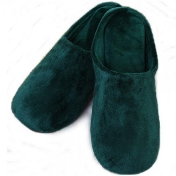 극세사거실화 그린 겨울용 빅사이즈 실내화