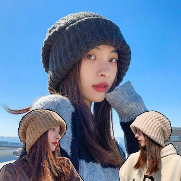 왕도톰비니 두꺼운 모자 남자 여자 공용 겨울 방한모자