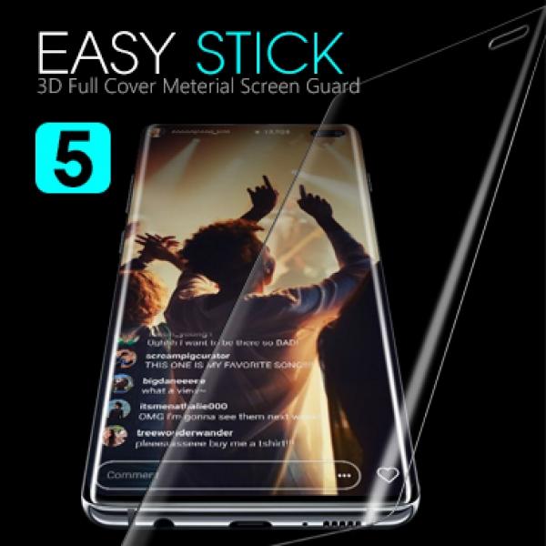 닥터핏 이지스틱 풀커버 강화필름-5매 우레탄전면 [iPhoneXS MAX-6.5/iPhone11 Pro MAX-6.5] XS 맥스-6.5/11 프로 맥스-6.5