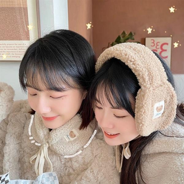 뽀글이 귀도리 3color 넥워머 귀마개 겨울귀마개