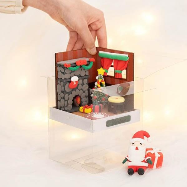 클레이 크리스마스 미니룸 만들기