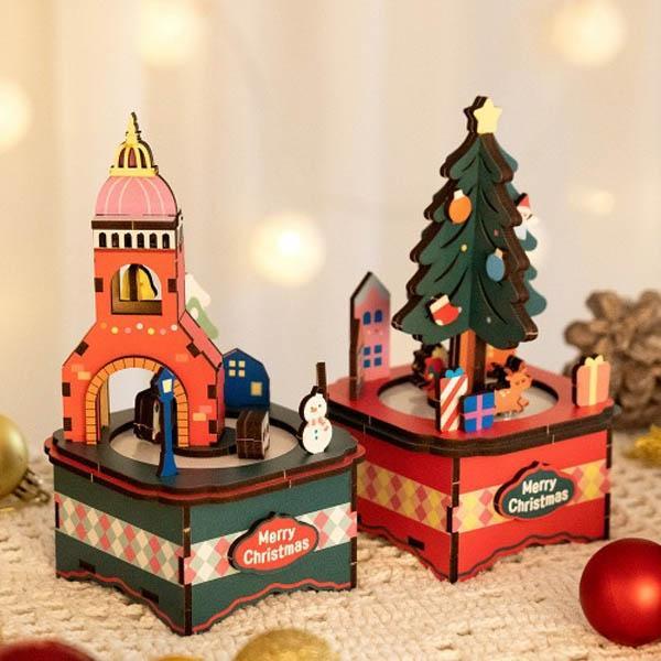 크리스마스 나무오르골 DIY