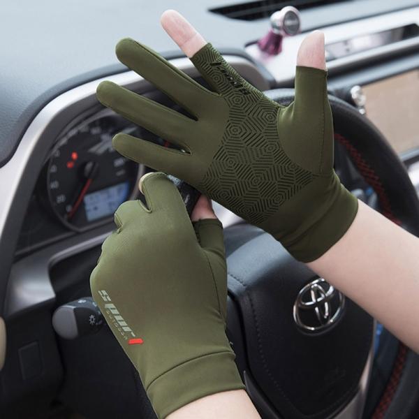 윈드쿨 남성 2컷 스포츠 장갑 UV차단 논슬립 등산장갑