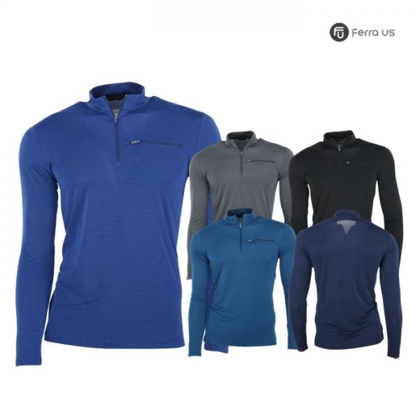 페라어스 남성 스판잔줄 냉감 등산티셔츠 OCTAT5003S1