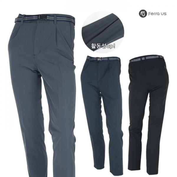 페라어스 남성 등산 원턱 심플 벨트바지 OCPTND8001M1
