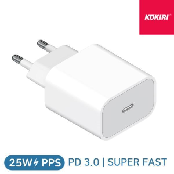 [코끼리]가정용 GAN PPS PD25W C타입 1포트 초고속충전기(케이블 미포함)