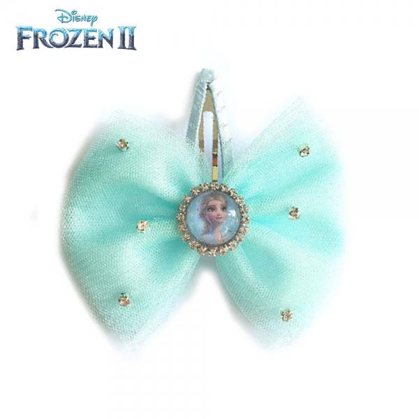 한정특가) 라엘 겨울왕국2 리본큐빅 똑딱핀 (스카이)