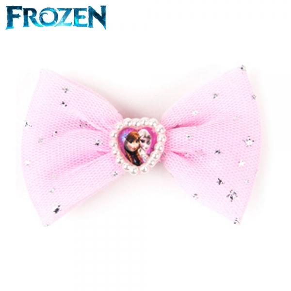 한정특가) 라엘 겨울왕국 별망사 강화 집게핀 (연핑크)