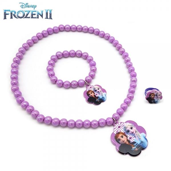 한정특가) 라엘 겨울왕국2 아크릴 꽃모양 3종세트 (연퍼플)