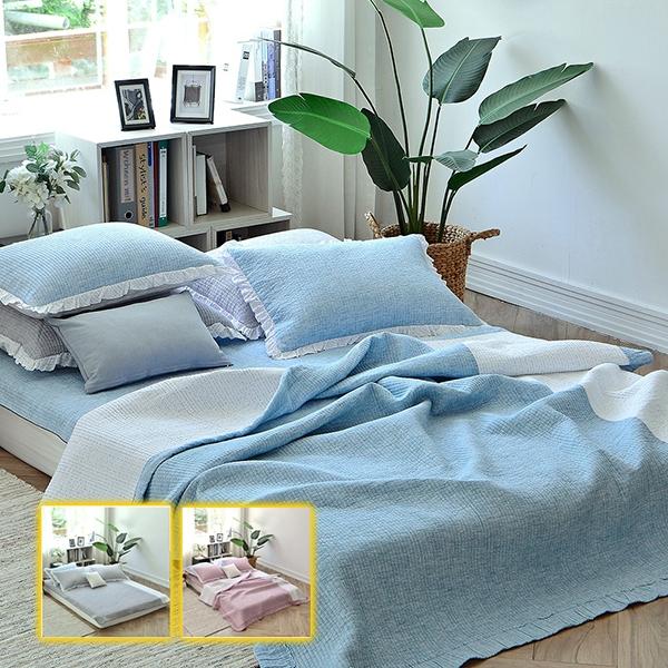 J리빙 비비앙 아사 60수 워싱이불 Q 그레이