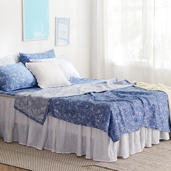 J리빙 플리 풍기인견 홑이불 Q