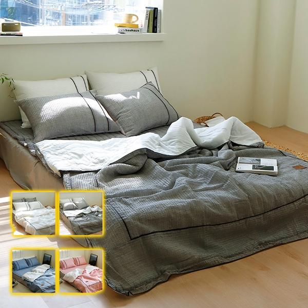 J리빙 나플 시어서커 카페트 Q 핑크