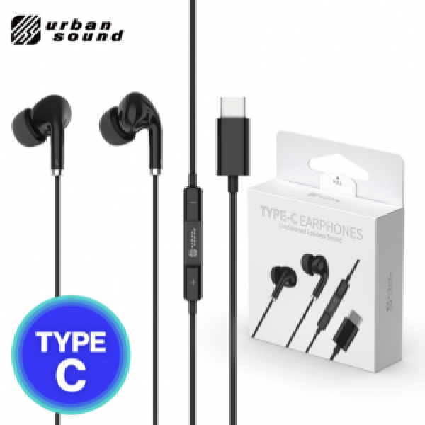 [어반사운드] 인이어 C타입 유선 이어폰