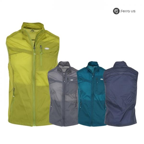페라어스 남성 부분 펀칭 경량 등산 조끼 OCVMI8002M1