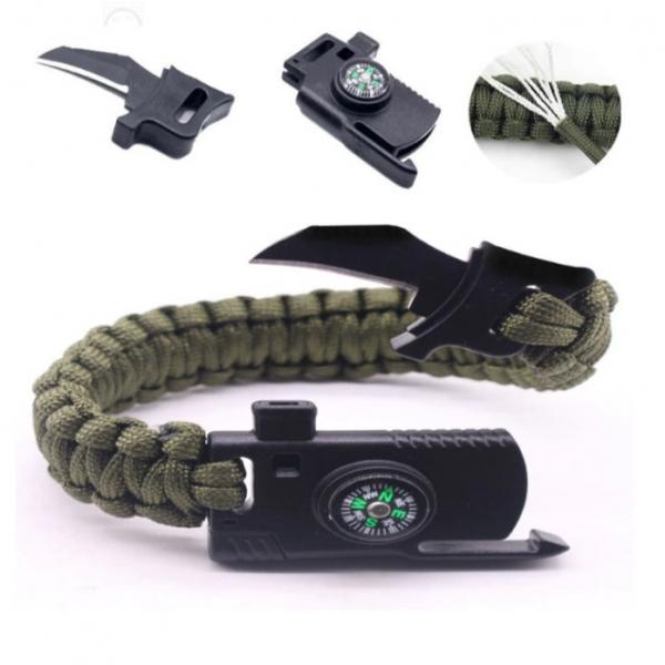 생존 팔찌 캠핑 등산 나침반