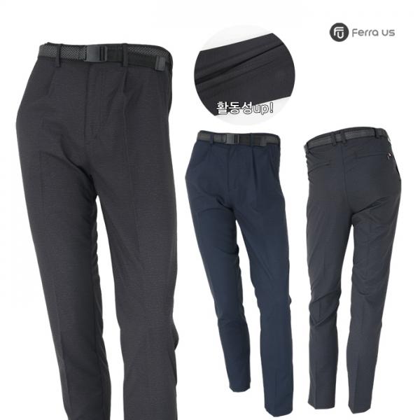 페라어스 남성 심플 원턱 벨트 등산 바지 OCPTX8089S1