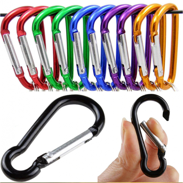 고강도 캠핑 등산용 낚시용 알루미늄 후크 고리 비너