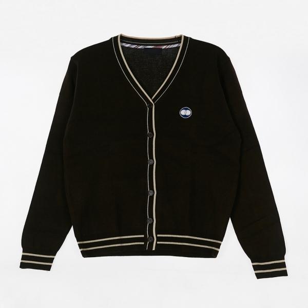 교복몰 (아울렛) 아이보리 두줄 라인 가디건 (김포여