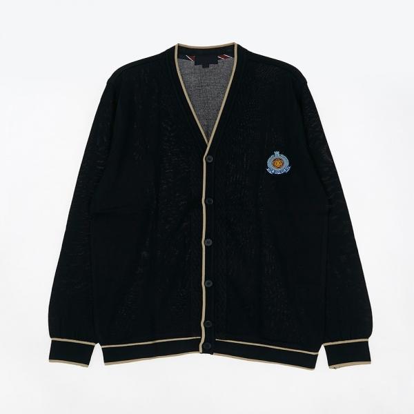 교복몰 (아울렛) 옐로우 한줄 라인 남자 가디건 교복