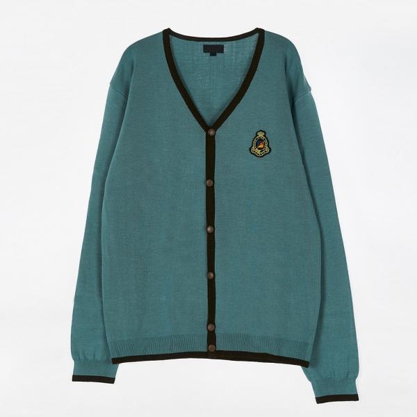 교복몰 (아울렛) 민트 남자 가디건 (선사고) 교복 학