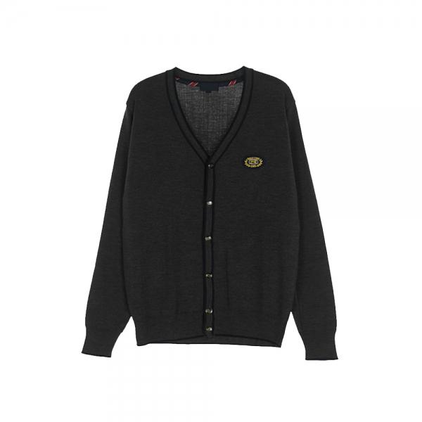 교복몰 (아울렛) 차콜 블랙줄 가디건 (연북중) 교복