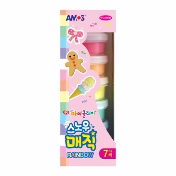 8000아이클레이스노우매직레인보우세트7색